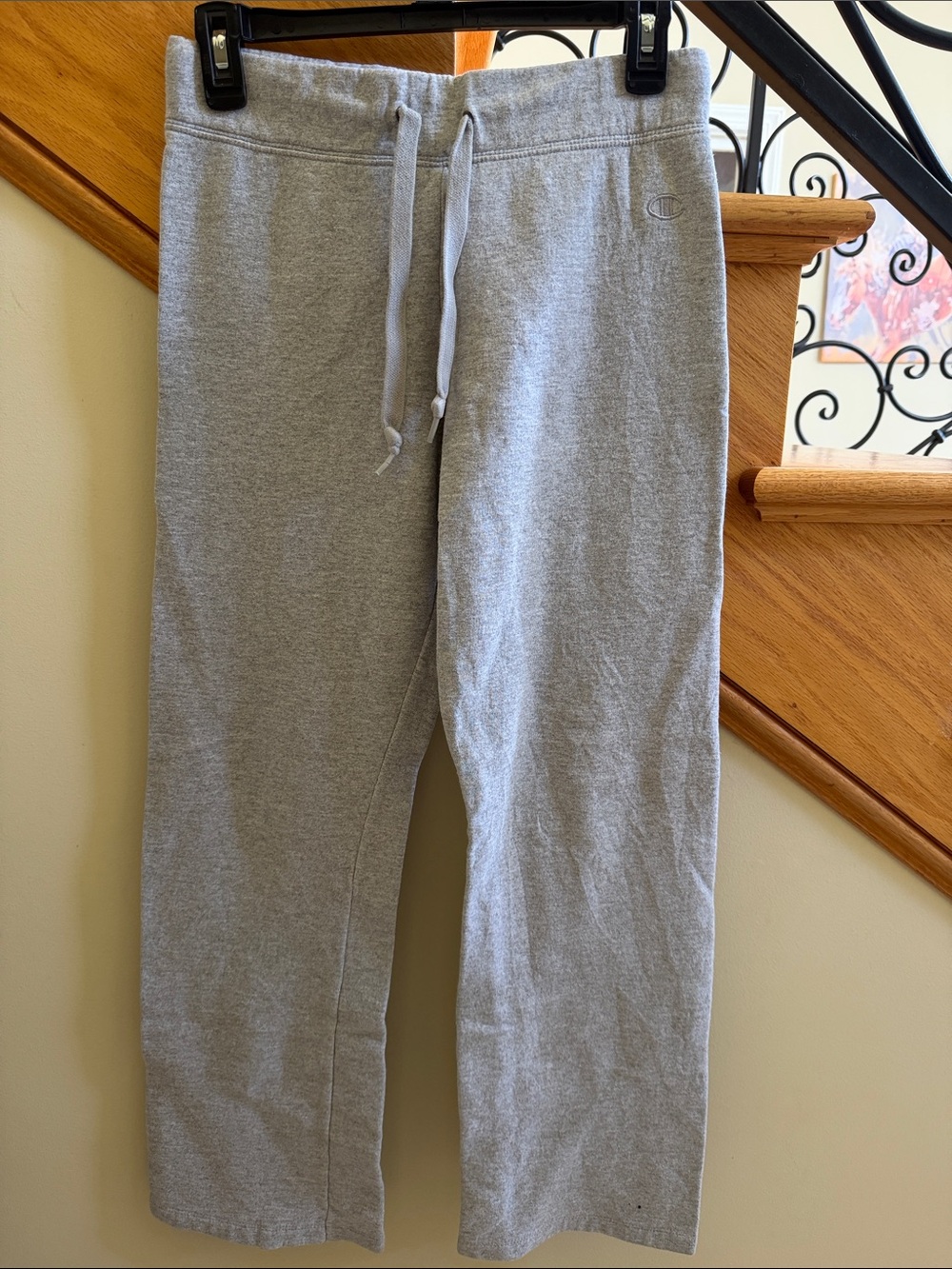 Champion Light Gray Men’s Fleece Joggers with Drawstring Sz Small NWT